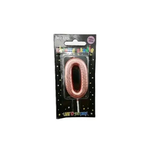 Rose Gold Number Candles (0–9) - Image 2