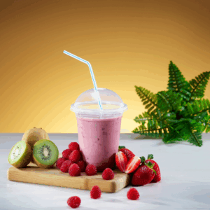 350ml PET Smoothie Cups & Lids