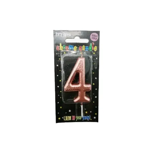 Rose Gold Number Candles (0–9) - Image 6