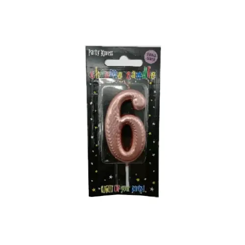 Rose Gold Number Candles (0–9) - Image 8