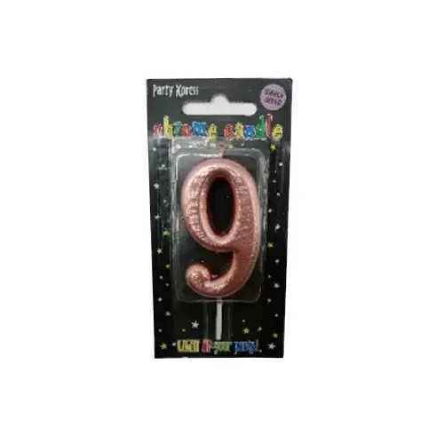 Rose Gold Number Candles (0–9) - Image 11