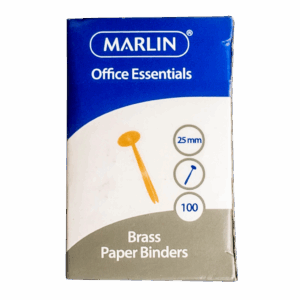 Brass Paper Binders 25mm | 100pc