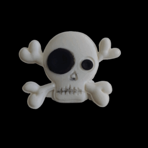 Edible cross bone skull