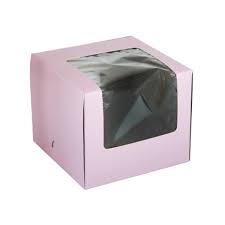 1 Cupcake Box [10x10x8.5cm] | Various Colors