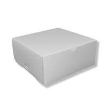 Cake Box White [10x10x4]