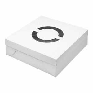 Cake Box White [16x16x5] | With Lid