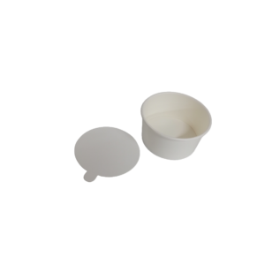 180ml White Ice-Cream Tubs & Lids