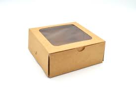 Cake Box Kraft [5x5x2] Window
