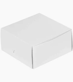 Cake Box White [6x6x3]