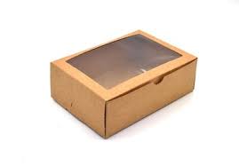 Cake Box Kraft [7x5x2.5] Window