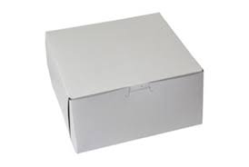 Cake Box White [8x8x4]