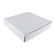 Cake Box White [9x9x2]
