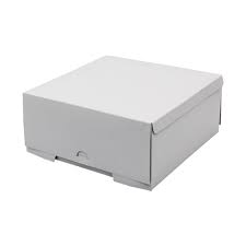 Cake Box White [9x9x4]