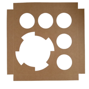 Bento Insert Kraft Round