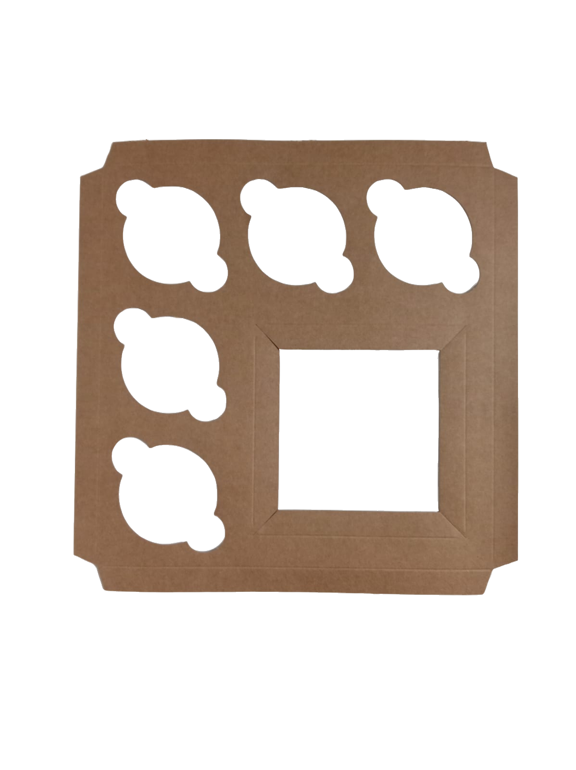 Bento Insert Kraft Square
