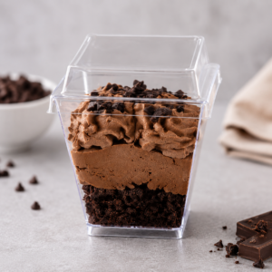 Dessert Cup with Lid - Medium | 60x55x40mm