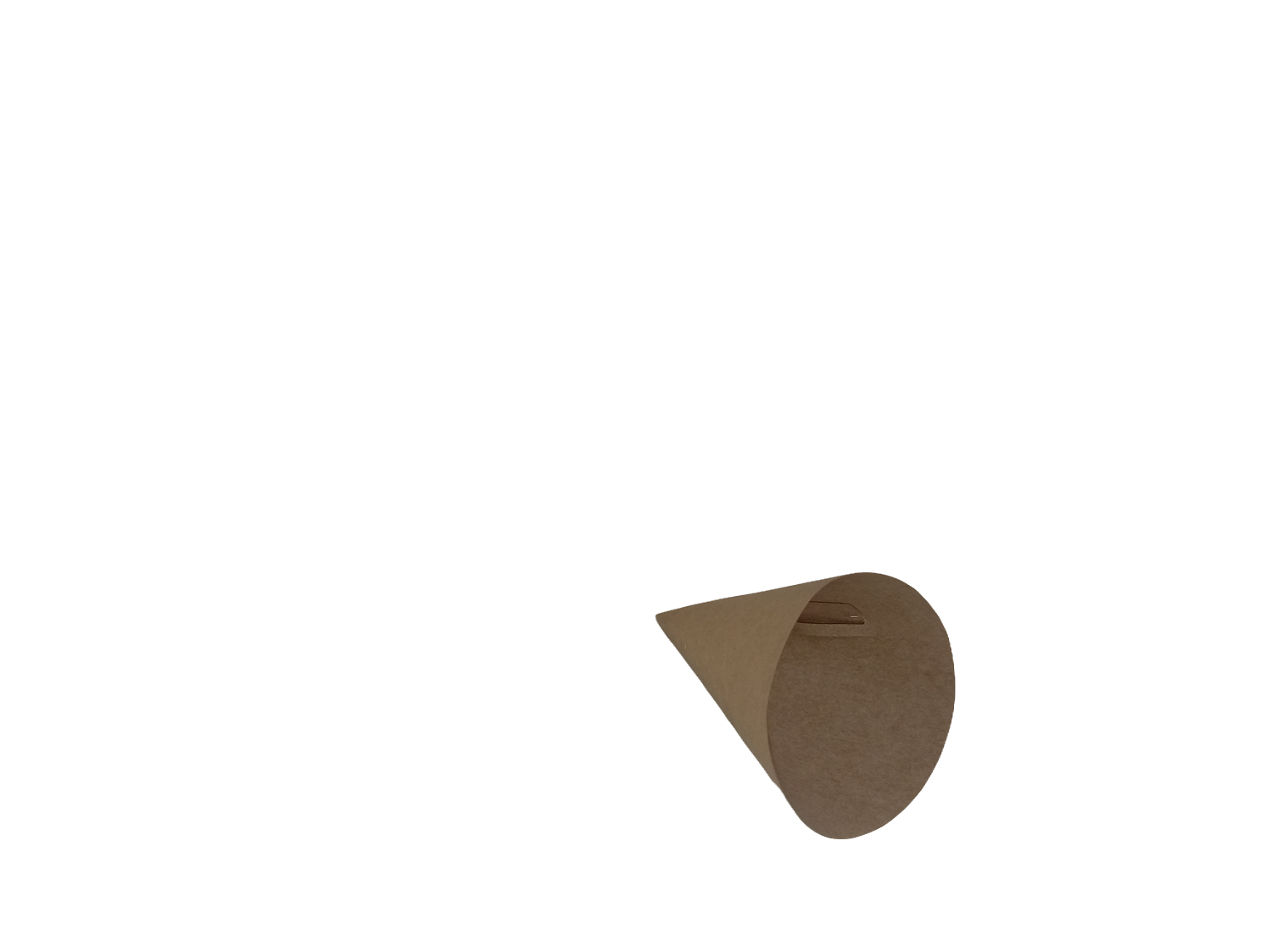 Kraft Chip Cone Small - Image 2