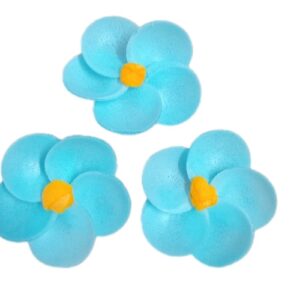 Wafer Flowers 9pcs [Edible] |Various Colors