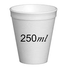 Foam Cups - 250ml