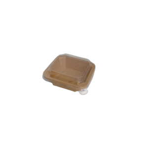 300ml Square Paper Punch Bowls & Lids