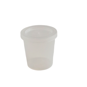 30ml Plastic Sauce Tub & Lid